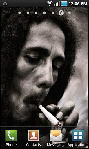 Bob Marley Live Wallpaper screenshot 1