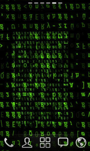 3D Matrix2 Live wallpaper screenshot 1
