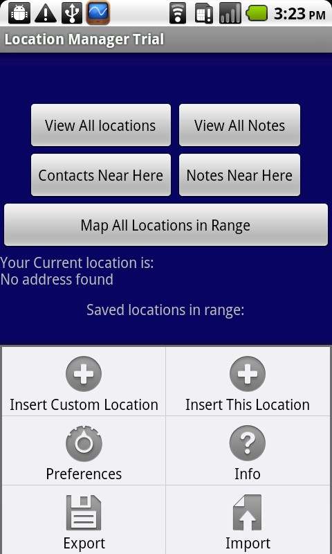 Location Manager Trial screenshot 3