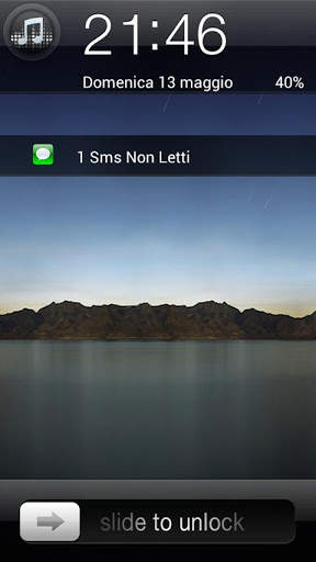 iPhone DarkSteel Lite Go Theme screenshot 2