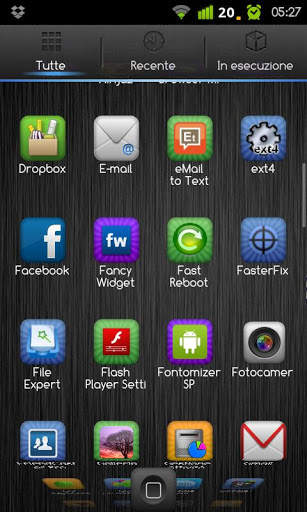 iPhone DarkSteel Lite Go Theme screenshot 5