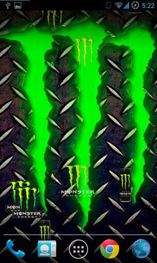 Monster Energy Falling LWP screenshot 1