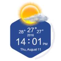 3D Calendar Clock Widget