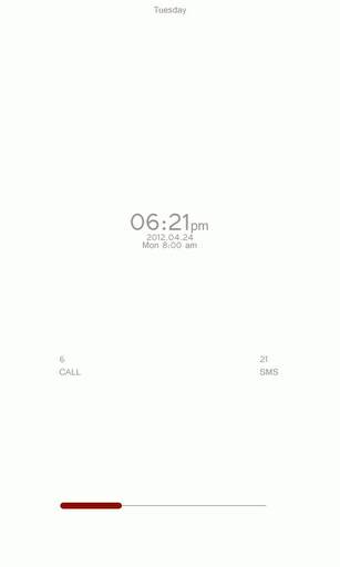 Zwhite GO Locker Theme скриншот 3