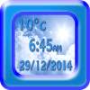 Neon Weather Clock Widget 1.0