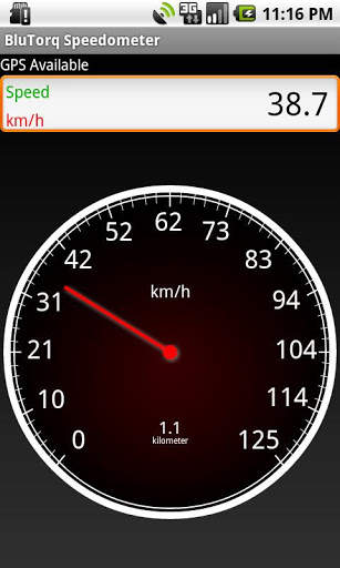 BluTorq Speedometer screenshot 1
