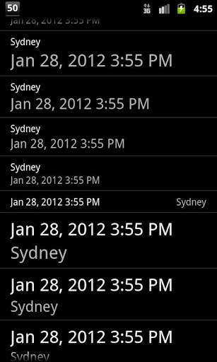 World Clock screenshot 3