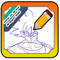 How to draw Dragon ball icon