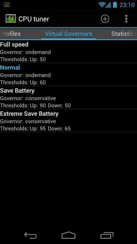 CPU tuner (Rooted phones) स्क्रीनशॉट 3