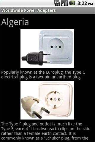 World Power Sockets &amp; Adapters screenshot 1