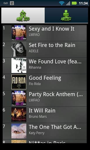 MP3 Music Hits screenshot 2