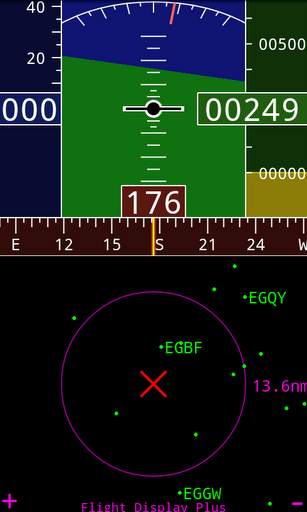 Flight display Plus (Britain) screenshot 1