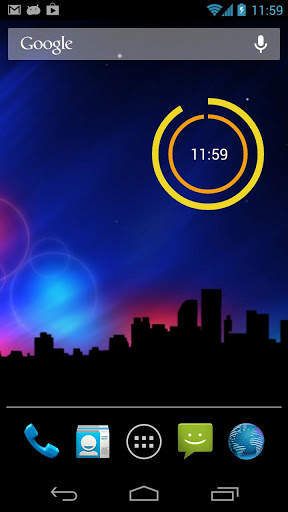 Circle Clock Widget screenshot 5