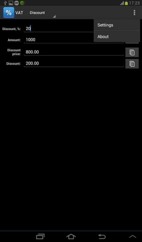 VAT Calculator Classic screenshot 2