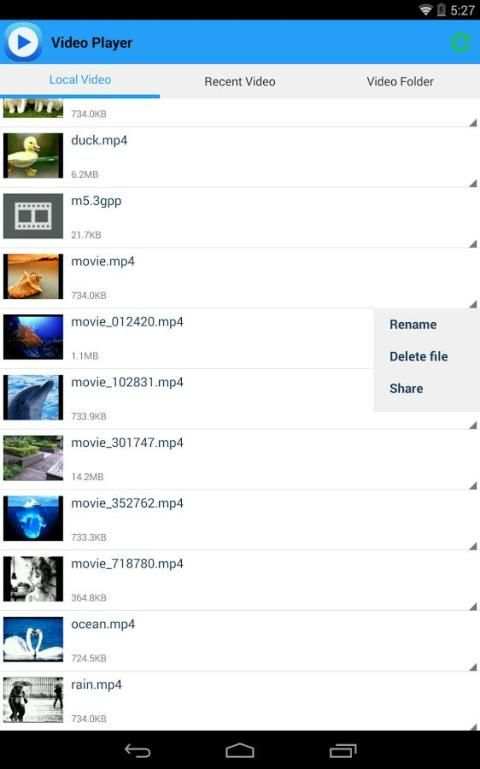 HD Video Player cho Android screenshot 9