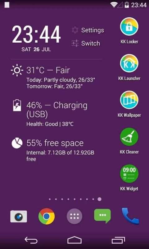 KK Widget ( DashClock + ) screenshot 6