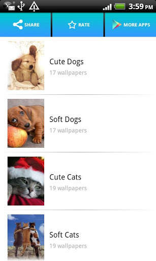 Cute Animals Wallpapers screenshot 1