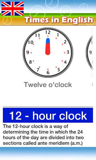 Learn english: Time скриншот 1