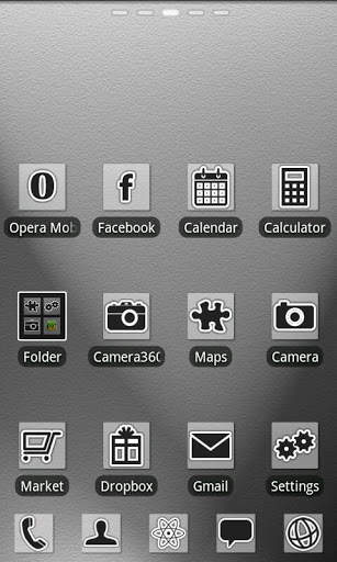 GO Launcher EX Light Theme screenshot 1