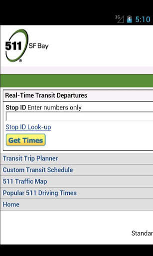 511 Mobile Launcher screenshot 2