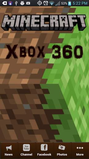 Minecraft Xbox 360 Game App скриншот 1