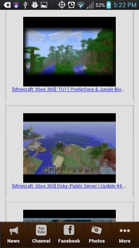 Minecraft Xbox 360 Game App скриншот 4