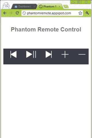 Web Remote for Phantom Music screenshot 2