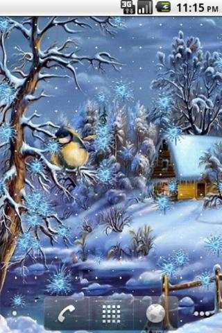 Free Christmas Live Wallpaper 1 تصوير الشاشة