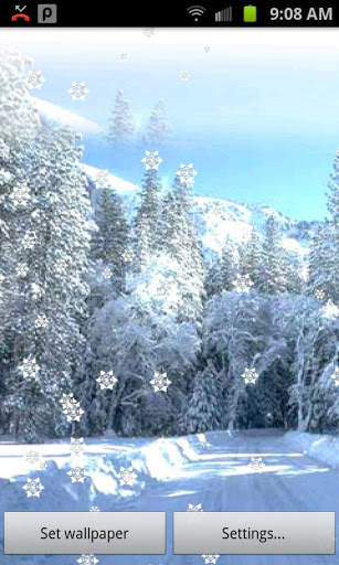 Free Christmas Live Wallpaper 4 تصوير الشاشة