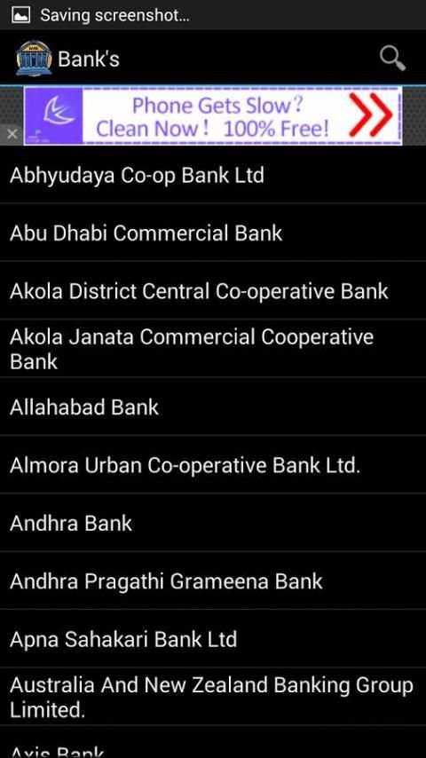 IFSC Codes screenshot 1