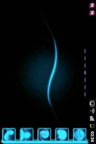GO Theme Launcher EX Blue screenshot 2