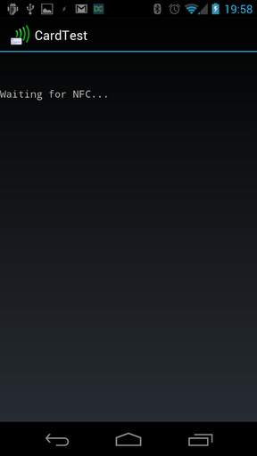 CardTest screenshot 1
