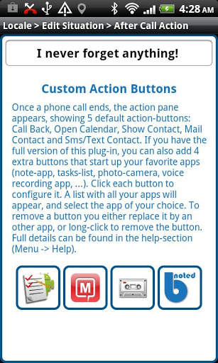 After Call Tasker Plug-in screenshot 3