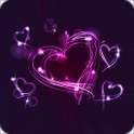 Magic Effect: Hearts Neon LWP on 9Apps