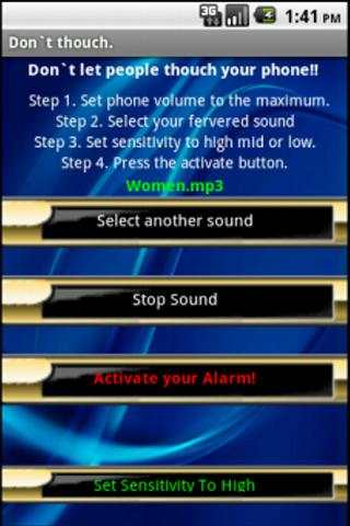 Don`t touch my phone lite screenshot 1