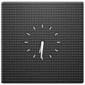 Transparent Clock Widget 2x2 on 9Apps