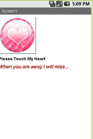 Miss U App screenshot 1