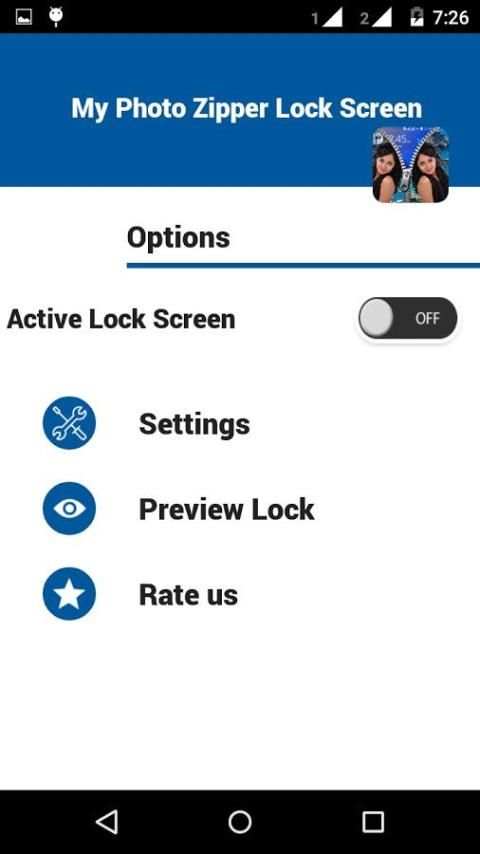 My Photo Zipper Lock Screen screenshot 3