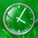 Glass Clock Widget 2x2 on 9Apps