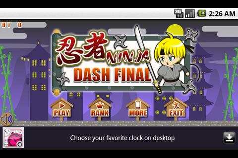 Ninja Dash Final скриншот 1