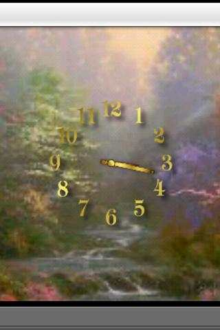Gold Clock Widget स्क्रीनशॉट 2