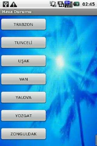 Hava Durumu screenshot 2