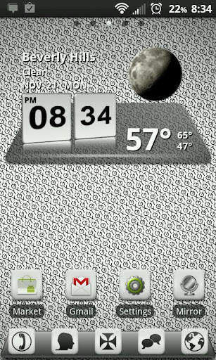 GTX Go Launcher Ex Theme screenshot 2
