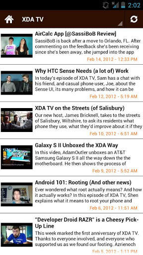 Xda-Developers TV screenshot 1