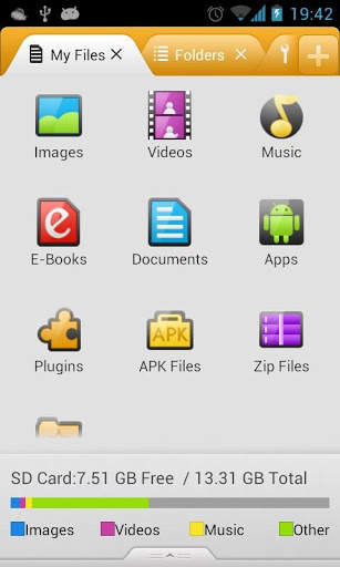 File Expert Candy Theme screenshot 1