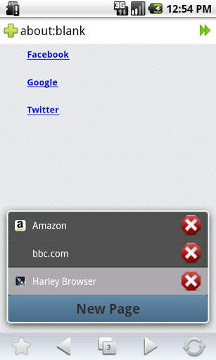Harley Browser screenshot 1