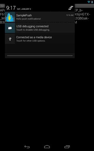 Google Cloud Messaging स्क्रीनशॉट 2