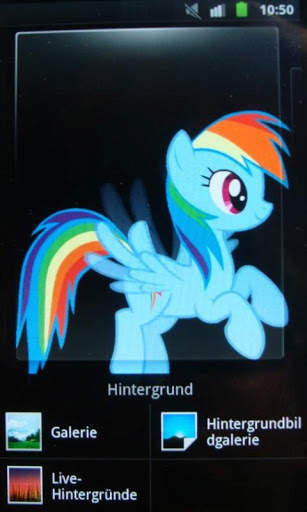 Rainbow Dash Live Wallpaper скриншот 3