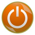 Screen off orange أيقونة