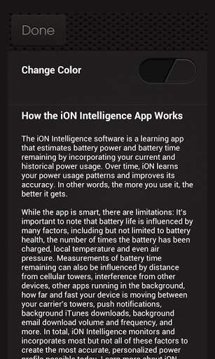 iON Intelligence Battery App 2 تصوير الشاشة